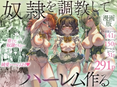 奴○を調教してハーレム作る~育てた奴○たちと純愛ハーレムHするまでの話~【漫画版】【RJ01069345】 の表紙