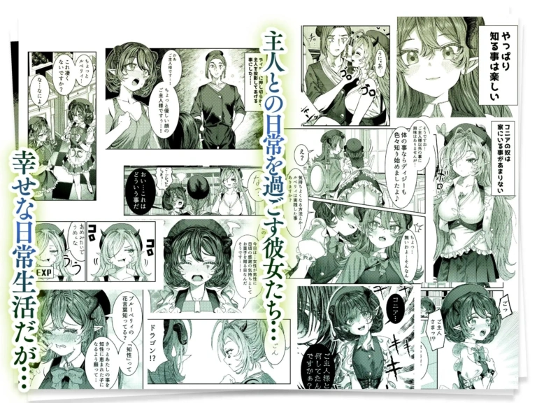 奴○を調教してハーレム作る～育てた奴○たちと純愛ハーレムHするまでの話～【漫画版】【RJ01069345】 のサンプル画像